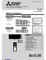 Mitsubishi Electric Mr.SLIM PKA-RP35GAL Service Manual предпросмотр