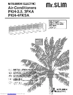 Mitsubishi Electric Mr.SLIM PKH-2.5FKA Installation Manual preview