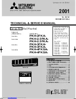 Предварительный просмотр 1 страницы Mitsubishi Electric Mr.SLIM PKH-2.5FKA Technical & Service Manual