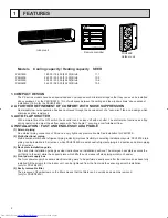 Preview for 2 page of Mitsubishi Electric Mr.Slim PKH36FK Technical & Service Manual