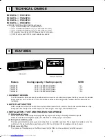 Предварительный просмотр 2 страницы Mitsubishi Electric Mr.Slim PKH36FK3 Technical & Service Manual