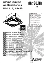 Mitsubishi Electric Mr Slim PL-1.6 Installation Manual предпросмотр