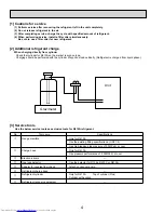 Предварительный просмотр 4 страницы Mitsubishi Electric Mr. Slim PLA-A12BA4 Service Manual