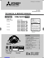 Предварительный просмотр 1 страницы Mitsubishi Electric Mr.Slim PLA-P3AA Technical & Service Manual