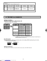 Предварительный просмотр 2 страницы Mitsubishi Electric Mr.Slim PLA-RP3AA Service Manual