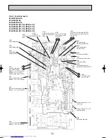 Предварительный просмотр 72 страницы Mitsubishi Electric Mr.Slim PLA-RP3AA Service Manual