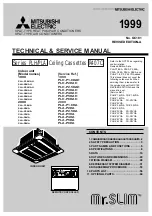 Предварительный просмотр 1 страницы Mitsubishi Electric Mr.Slim PLA Series Technical & Service Manual