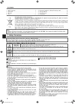 Предварительный просмотр 2 страницы Mitsubishi Electric Mr. SLIM PLA-SM EA Series Operation Manual