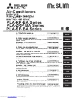 Mitsubishi Electric Mr.SLIM PLA-ZRP35BA Operation Manual preview