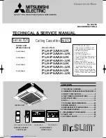 Mitsubishi Electric Mr.Slim PLH-P3AAH Technical & Service Manual preview