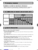 Предварительный просмотр 2 страницы Mitsubishi Electric Mr.Slim PLH-P3AAH Technical & Service Manual