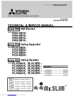 Mitsubishi Electric Mr.Slim PLH42AK Technical & Service Manual предпросмотр