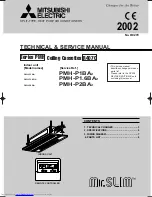 Предварительный просмотр 1 страницы Mitsubishi Electric Mr.SLIM PMH-P1.6BA Technical & Service Manual