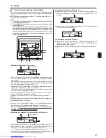 Предварительный просмотр 27 страницы Mitsubishi Electric Mr. SLIM PSA-RP-KA Operation Manual