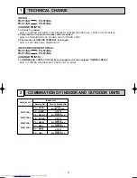 Предварительный просмотр 3 страницы Mitsubishi Electric Mr. Slim PU-5TJSA1 Technical & Service Manual