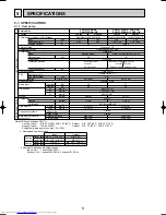 Предварительный просмотр 8 страницы Mitsubishi Electric Mr.SLIM PU-P1.6VGAA Technical & Service Manual