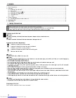 Предварительный просмотр 2 страницы Mitsubishi Electric Mr.SLIM PUH-P1.6VGAA Operation Manual