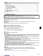 Предварительный просмотр 23 страницы Mitsubishi Electric Mr.SLIM PUH-P1.6VGAA Operation Manual