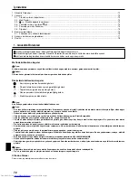 Предварительный просмотр 72 страницы Mitsubishi Electric Mr.SLIM PUH-P1.6VGAA Operation Manual