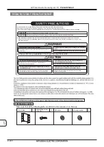 Preview for 2 page of Mitsubishi Electric Mr.Slim PUHZ-P100VKA Manual