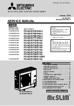 Предварительный просмотр 1 страницы Mitsubishi Electric Mr.Slim PUHZ-RP100YKA Service Manual