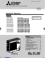 Предварительный просмотр 1 страницы Mitsubishi Electric Mr.SLIM PUHZ-RP140YHA Service Manual