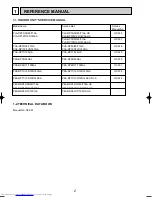 Предварительный просмотр 2 страницы Mitsubishi Electric Mr.SLIM PUHZ-RP140YHA Service Manual