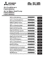 Mitsubishi Electric Mr.Slim PUHZ-SHW-HA Installation Manual preview