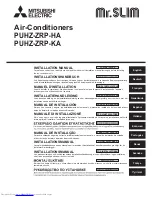 Mitsubishi Electric Mr. Slim PUHZ-ZRP-HA Installation Manual preview