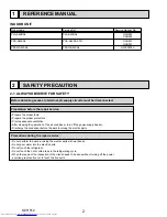 Предварительный просмотр 2 страницы Mitsubishi Electric Mr.SLIM PUY-A42NHA5 Service Manual