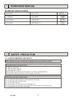 Предварительный просмотр 2 страницы Mitsubishi Electric Mr.Slim PUZ-HA42NKA Service Manual