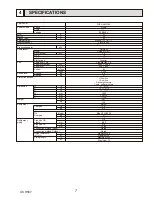 Предварительный просмотр 7 страницы Mitsubishi Electric Mr.Slim PUZ-HA42NKA Service Manual