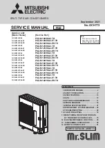 Предварительный просмотр 1 страницы Mitsubishi Electric MR. SLIM PUZ-M100VKA2 Service Manual