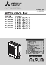 Mitsubishi Electric Mr.Slim PUZ-SM100VKA Service Manual предпросмотр