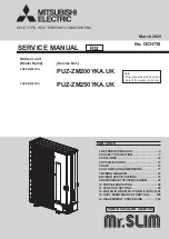 Preview for 1 page of Mitsubishi Electric Mr.SLIM PUZ-ZM200YKA Service Manual