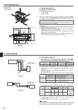 Предварительный просмотр 24 страницы Mitsubishi Electric Mr.SLIM SA100VA2 Installation Manual