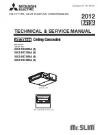 Mitsubishi Electric Mr. SLim SEZ-KD15NA Technical & Service Manual preview