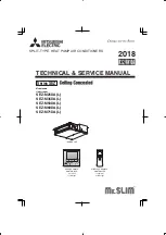 Mitsubishi Electric Mr.SLIM SEZ Series Technical & Service Manual предпросмотр