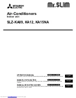 Mitsubishi Electric Mr.Slim SLZ-KA09 Operation Manual предпросмотр