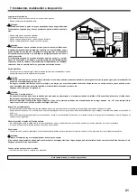 Предварительный просмотр 21 страницы Mitsubishi Electric Mr.Slim SLZ-KA09NA Operation Manual