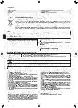 Предварительный просмотр 2 страницы Mitsubishi Electric Mr. SLIM SLZ-M FA Series Operation Manual