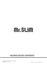 Предварительный просмотр 40 страницы Mitsubishi Electric MR. SLIM SLZ Series Technical & Service Manual