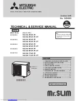 Mitsubishi Electric Mr.Slim SUZ-KA25VA5 Service Manual предпросмотр