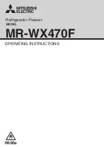 Mitsubishi Electric MR-WX470F Operating Instructions Manual предпросмотр