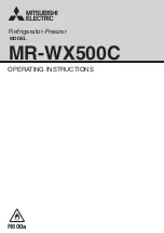 Mitsubishi Electric MR-WX500C Operating Instructions Manual предпросмотр