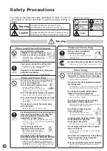 Preview for 4 page of Mitsubishi Electric MR-WX500C Operating Instructions Manual