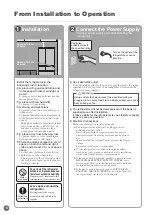 Preview for 6 page of Mitsubishi Electric MR-WX500C Operating Instructions Manual