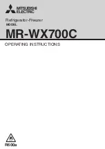 Предварительный просмотр 1 страницы Mitsubishi Electric MR-WX700C Operating Instructions Manual