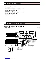 Предварительный просмотр 2 страницы Mitsubishi Electric MS-07NV II-E1 WH Service Manual