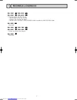 Предварительный просмотр 2 страницы Mitsubishi Electric MS-18RV-E1 Service Manual